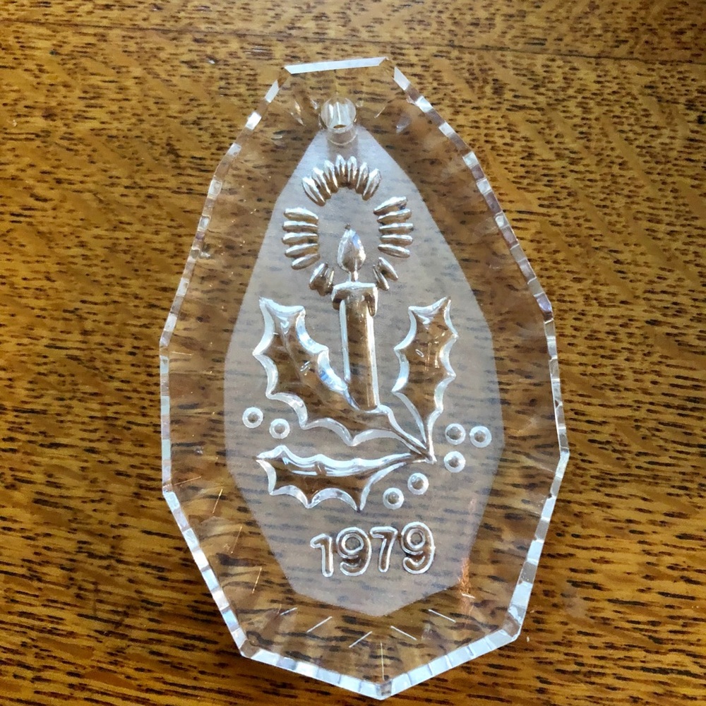 Vintage 1979 Waterford Crystal Ornament